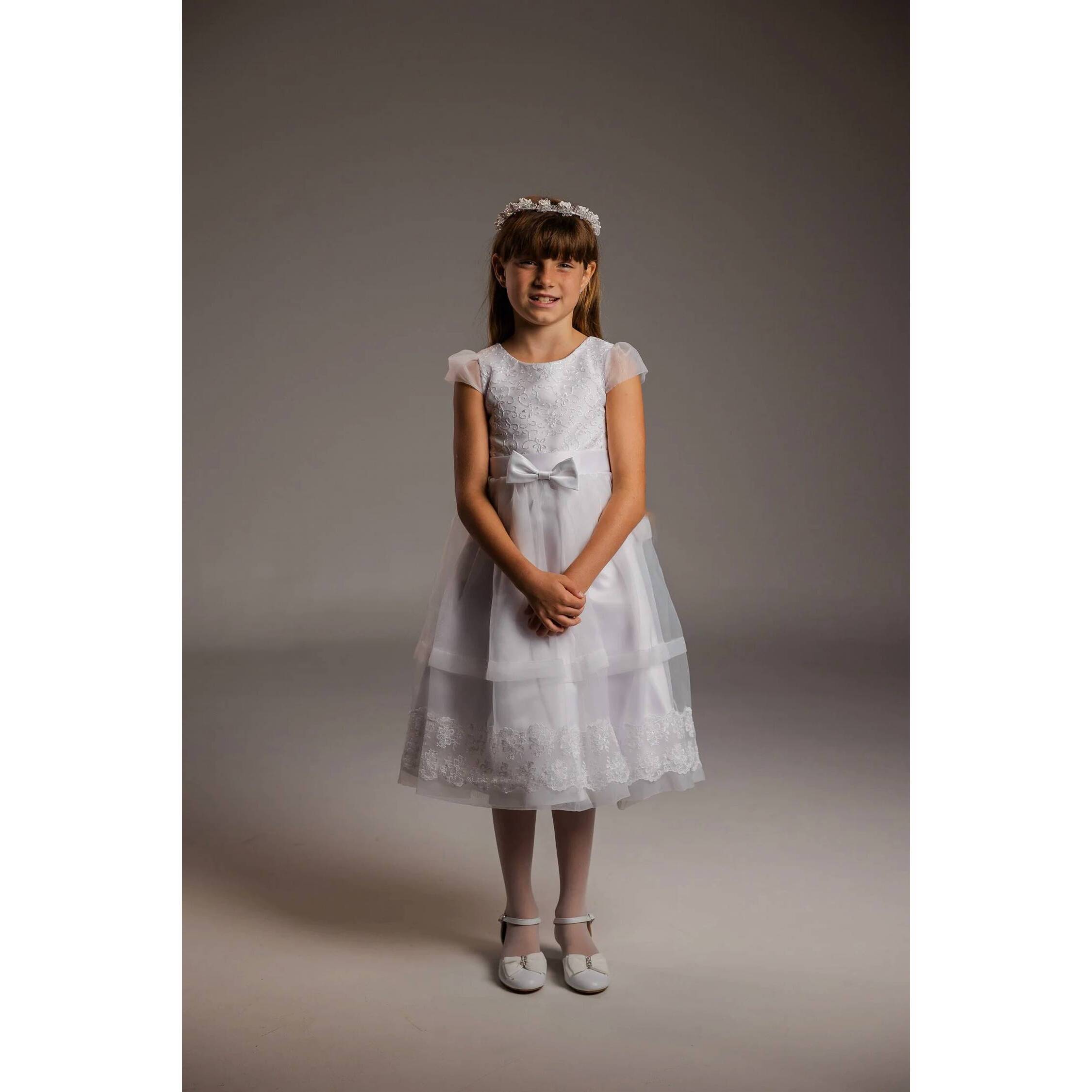 New Petite Adele Grace Dress In White